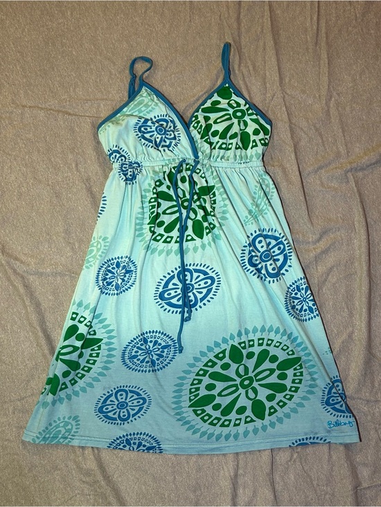 Billabong Dresses & Skirts - Billabong Y2K Mandala Boho Geometric Sun Dress Size M